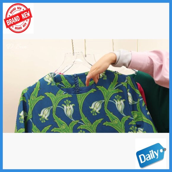 Feather Trim Mini Dress 3/4 Sleeves Sheath Cocktail Party Wedding Guest - Picture 7 of 7